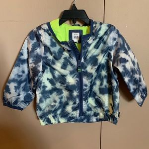Gap 18-24 months blue-white Windbreaker jacket